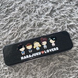 Harajuku Lovers Storage tin can pencil pouch